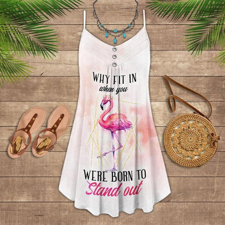 Flamingo Loves Summer Tropical Vibes Beautiful - Summer Dress