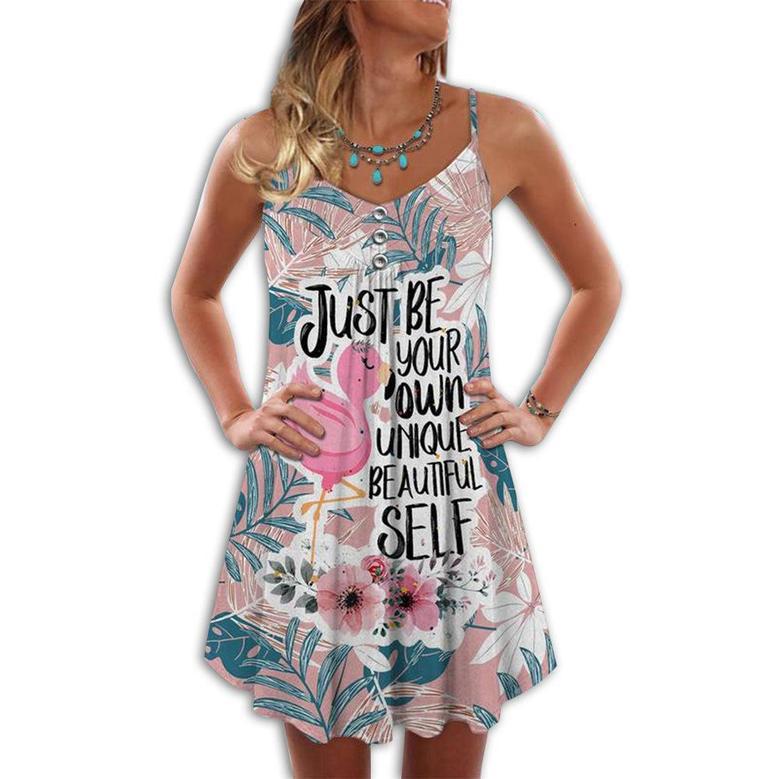 Flamingo Loves Summer Tropical Vibes Relax - Summer Dress