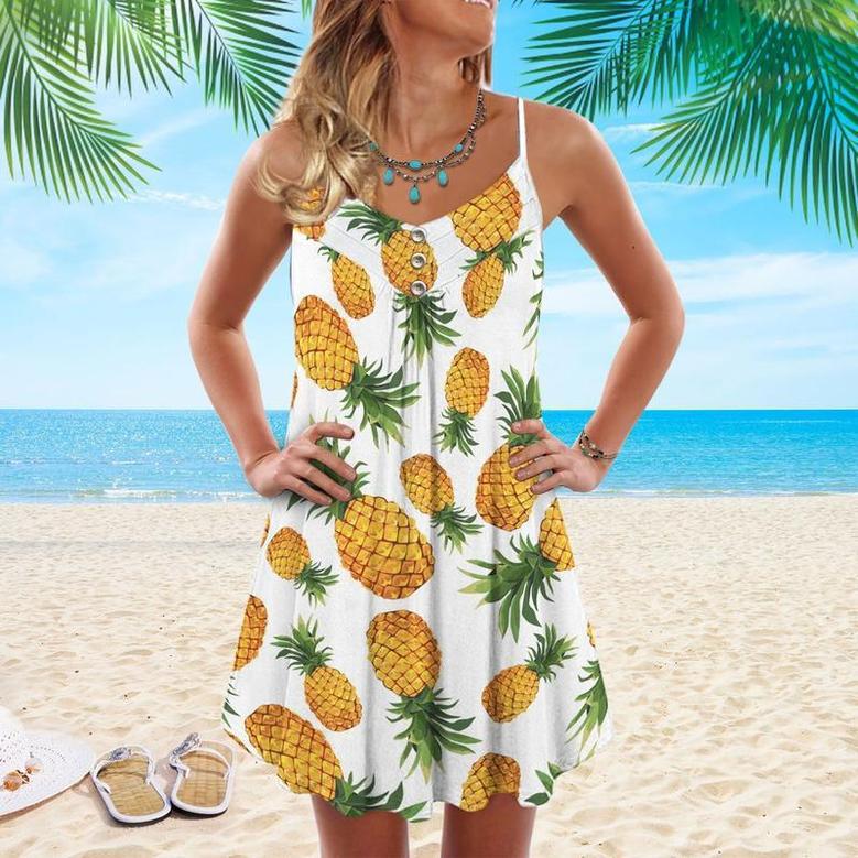 Fruit Pineapple Tropical Vibes Lover - Summer Dress