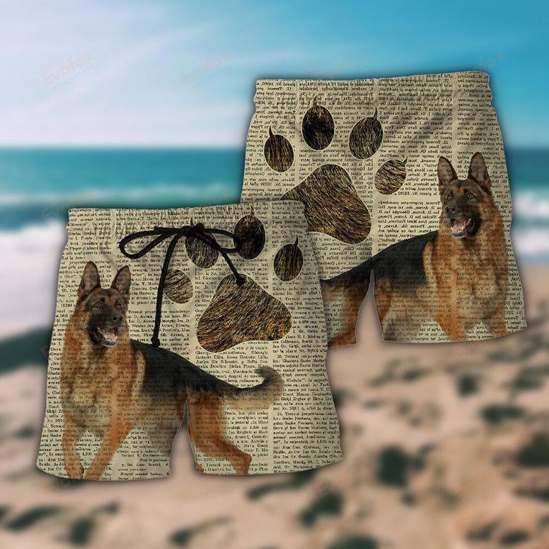 German Shepherd My Cool Dog Various Style Beach Short