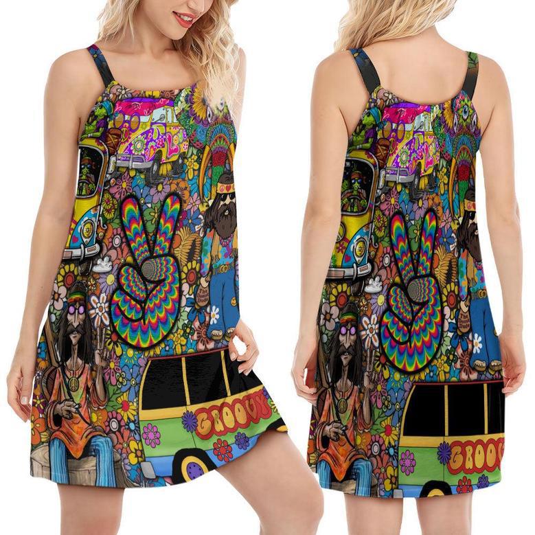 Hippie Feel Freedom From Smoking - Women's Sleeveless Cami Dress