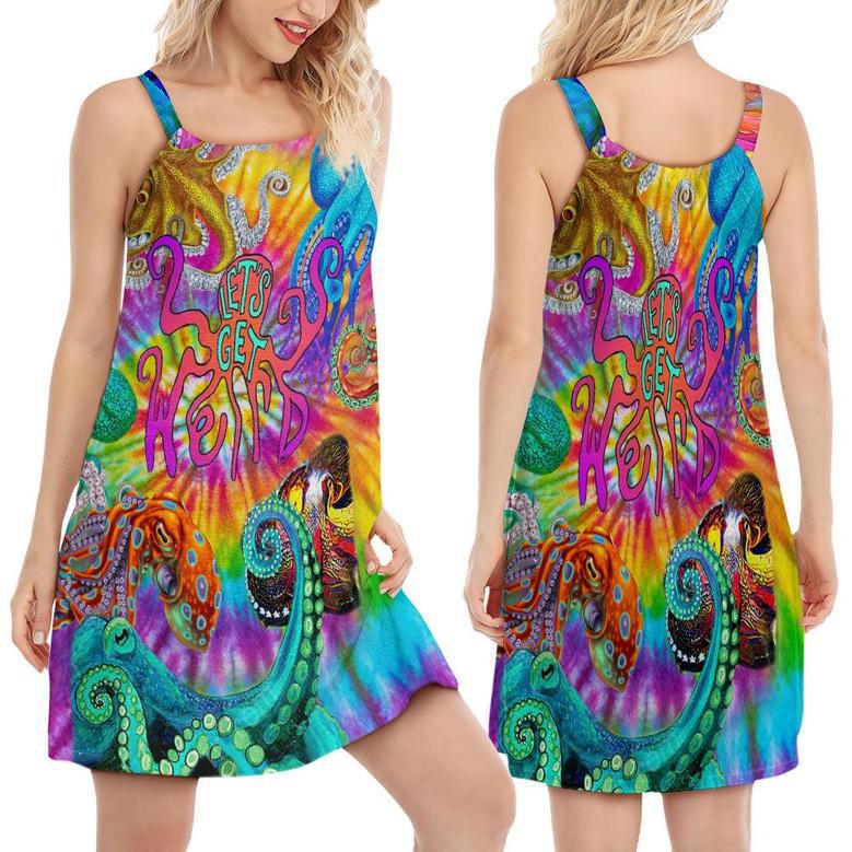 Hippie Let's Get Octopus - Women's Sleeveless Cami Dress