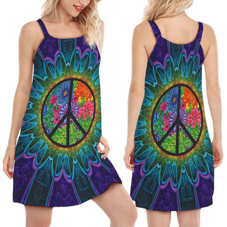 Hippie Sign Style Lover Hippie - Women's Sleeveless Cami Dress