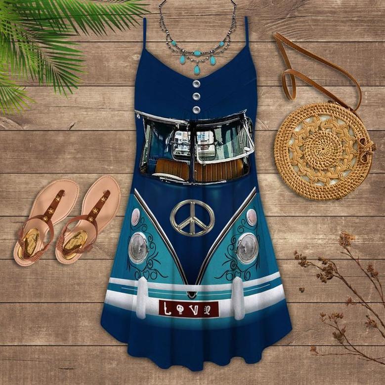 Hippie Van Retro Cool Love - Summer Dress