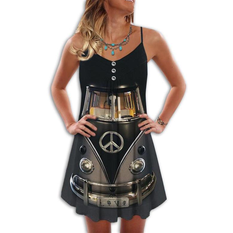 Hippie Van Retro Cool Style - Summer Dress