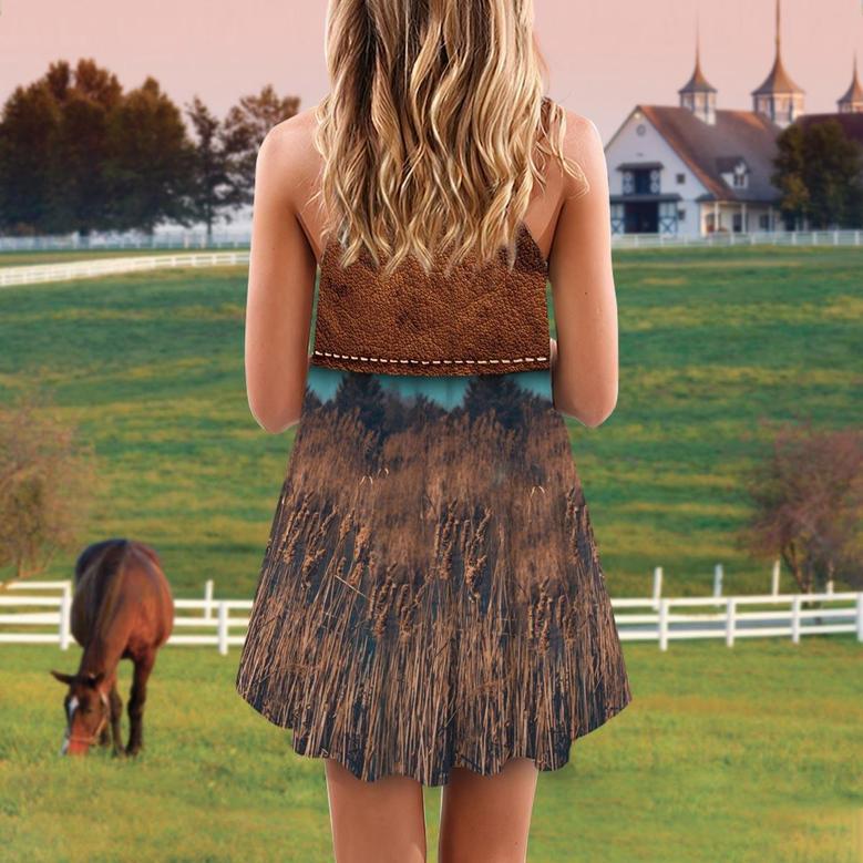 Horse Cool Leather Style - Summer Dress