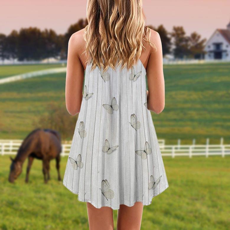 Horse Faith Hope Love Old Style - Summer Dress