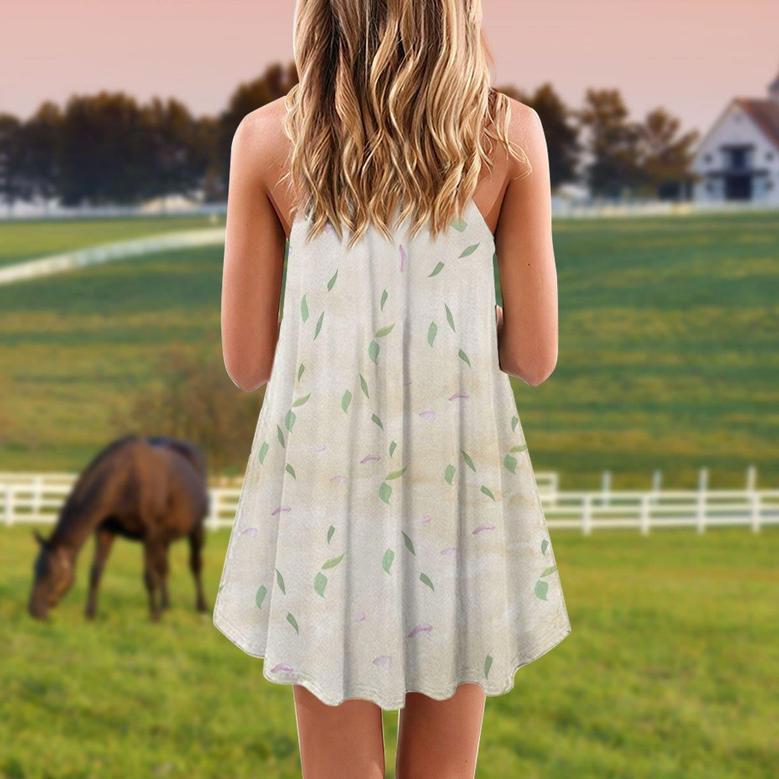 Horse Hoof Prints On My Heart - Summer Dress