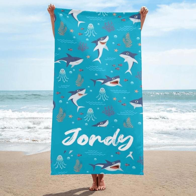 Name Custom Beach Towels Pool Travel Bath Kids Adults Unique Gift