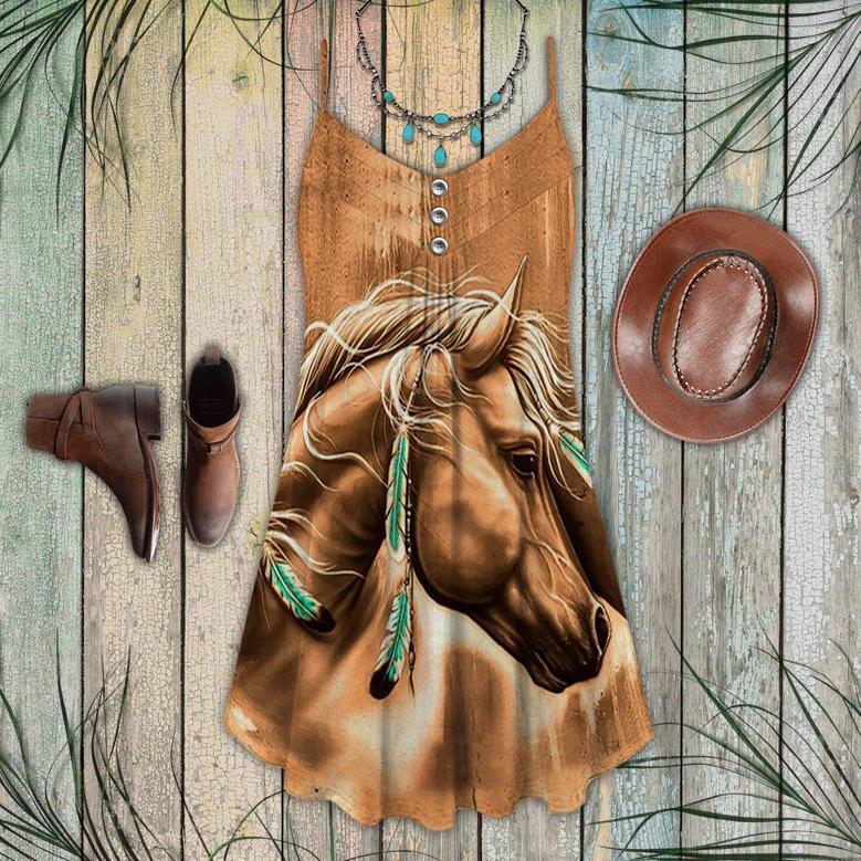 Native Horse Leather Color - Summer Dress