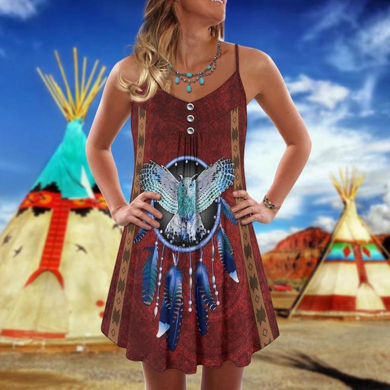 Native Owls Summer Vibes Dreamcatcher - Summer Dress