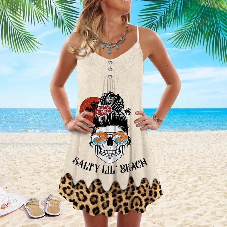 Skull Beach Salty Lil' Beach - Summer Dress