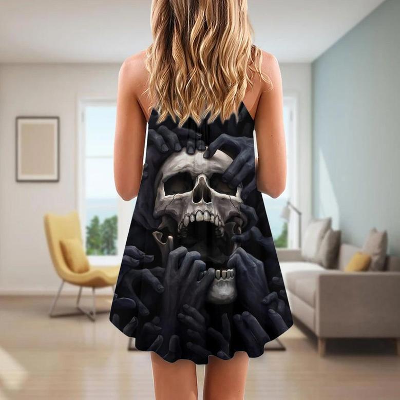 Skull Love Darkness Style - Summer Dress