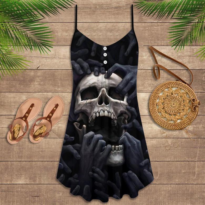 Skull Love Darkness Style - Summer Dress