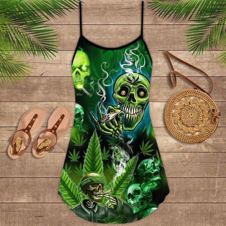 Skull So High Smoke - Summer Dress