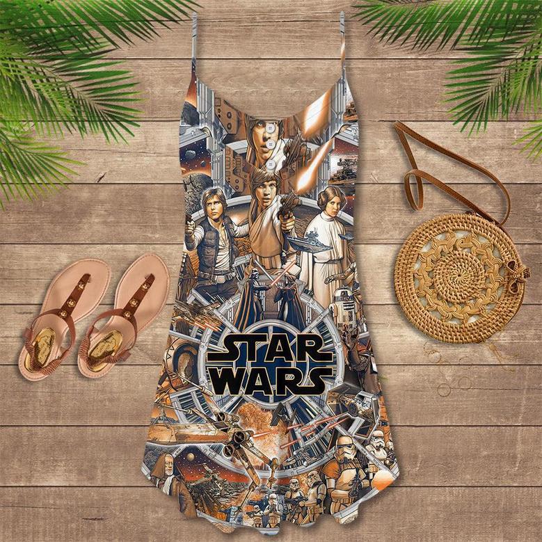 Star Wars This Is The Way - V-Neck Sleeveless Cami Dress