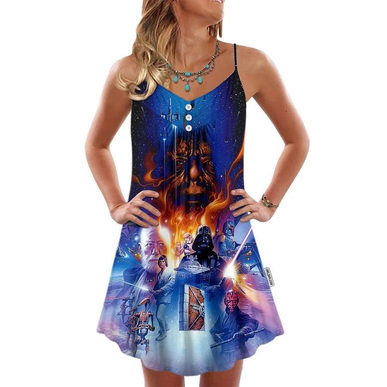 Star Wars Welcome To The Creepshow - V-Neck Sleeveless Cami Dress