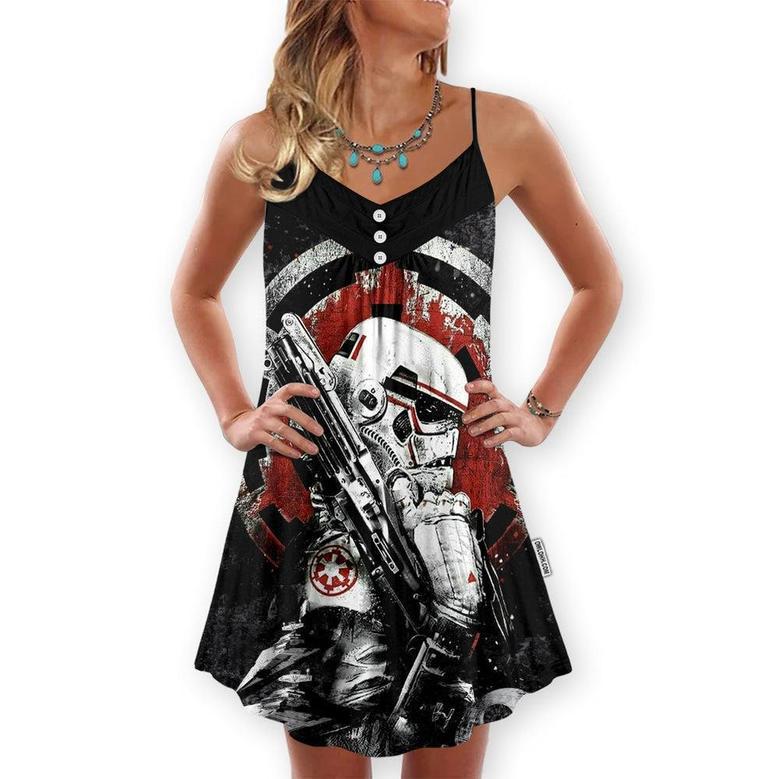 Starwars Born To Kill - V-Neck Sleeveless Cami Dress