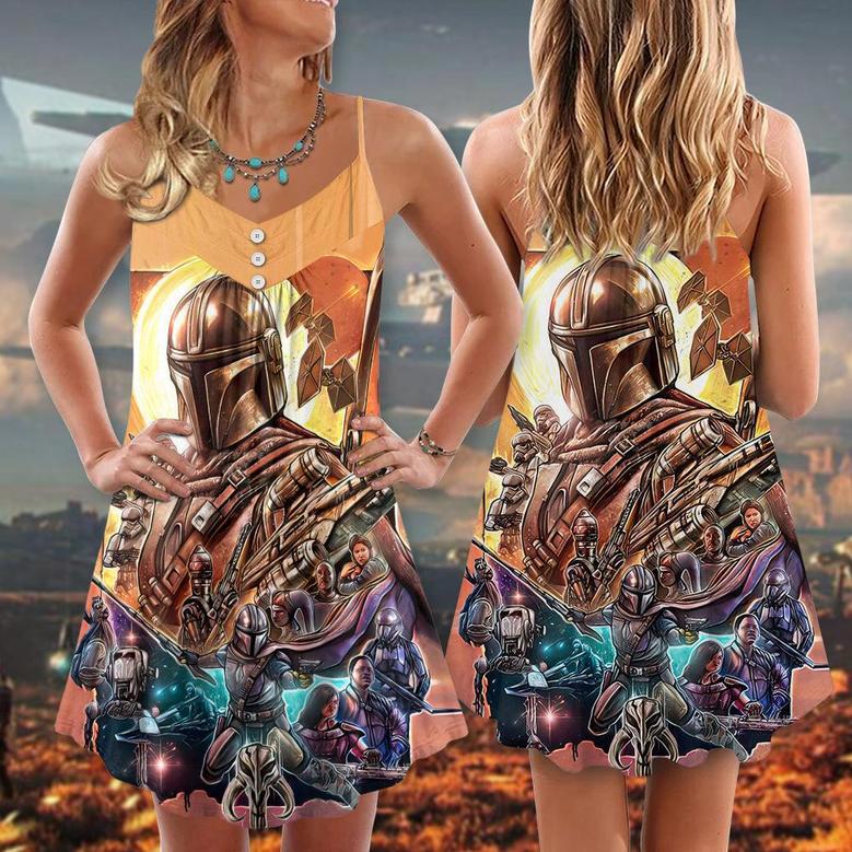 Starwars Feel The Force! - V-Neck Sleeveless Cami Dress