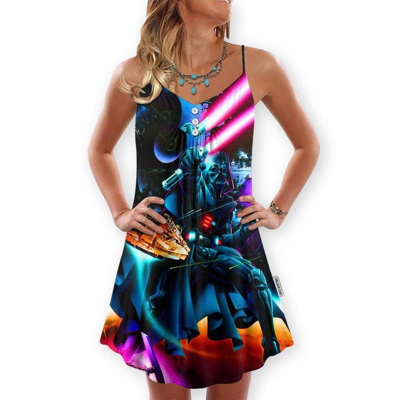 Sw Darth Vader Cool So - V-Neck Sleeveless Cami Dress