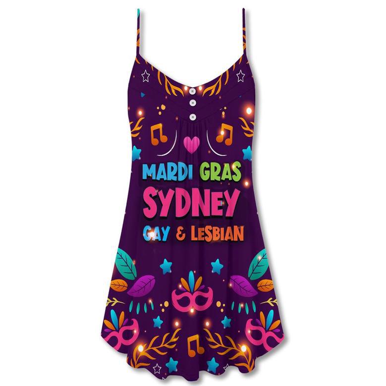 Sydney Mardi Gras Amazing Style Art - V-Neck Sleeveless Cami Dress