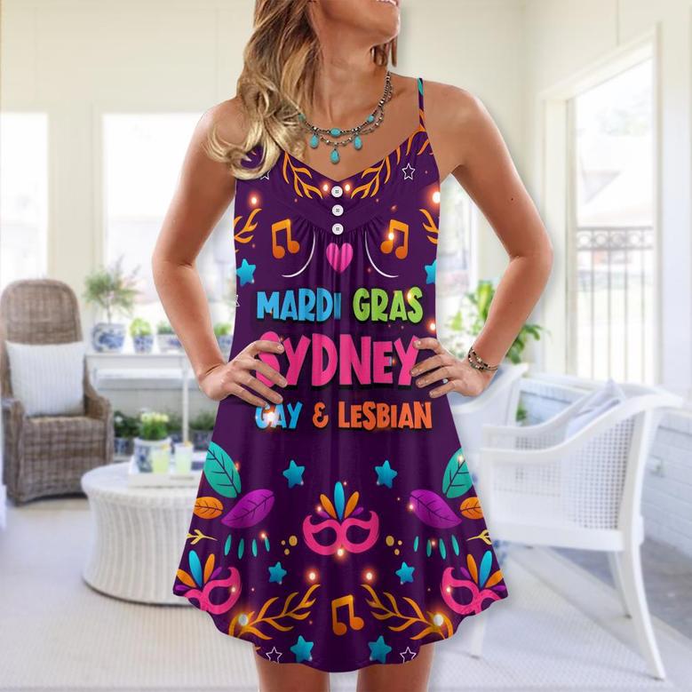 Sydney Mardi Gras Amazing Style Art - V-Neck Sleeveless Cami Dress