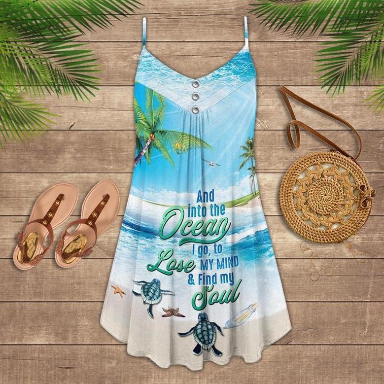 Turtle Into The Ocean I Go - Summer Dress