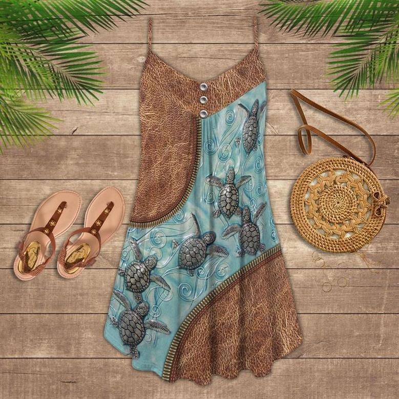 Turtle Is Beach Soul Love Ocean - Summer Dress