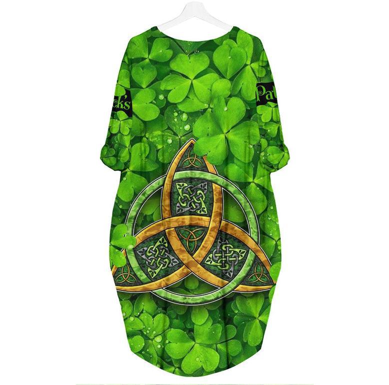 Happy St Patrick's Day Irish Long Sleeve Midi Dress