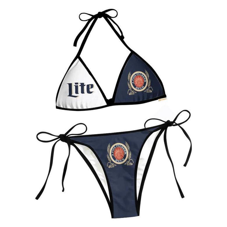 Miller Lite Basic Triangle Bikini