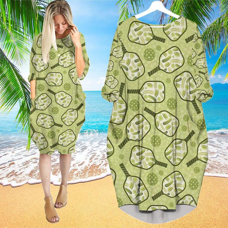 Pickleball Nature Long Sleeve Midi Dress