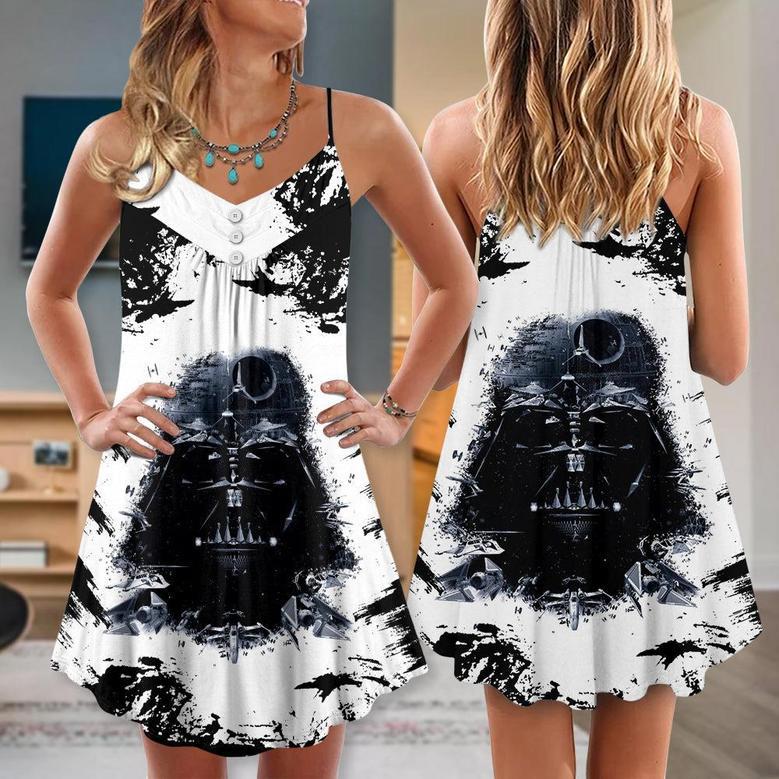 Sw Darth Vader So Cool - V-Neck Sleeveless Cami Dress