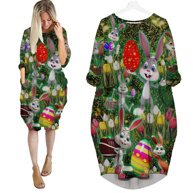 You’Re Some Bunny Special Easter Long Sleeve Midi Dress