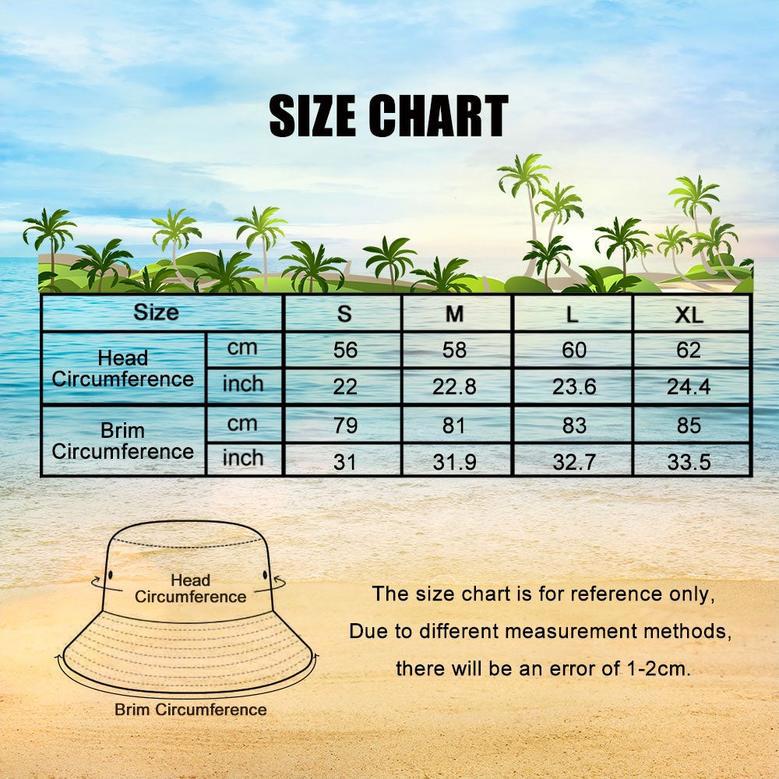 Custom Bucket Hat Double-Side-Wear Reversible Fashion Outdoors Sun Cap