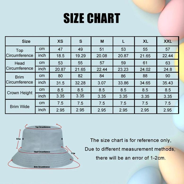 Custom Face Bucket Hat Unisex Personalised Photo Light Heart Summer Cap Hiking Beach Hats