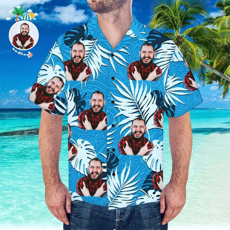 Custom Face Hawaiian Shirt Personalized Hawaiian Shirt Summer Beach Hawaiian Shirt