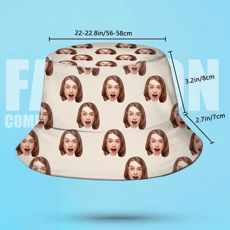 Custom Printed Face Bucket Hats