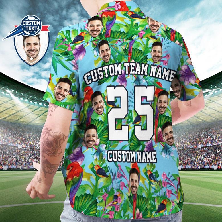 Custom Printed Hawaiian Shirt For Fans Personalized Face And Text Hawaiian Shirt Gift For Fans - Enjoy Summer Time