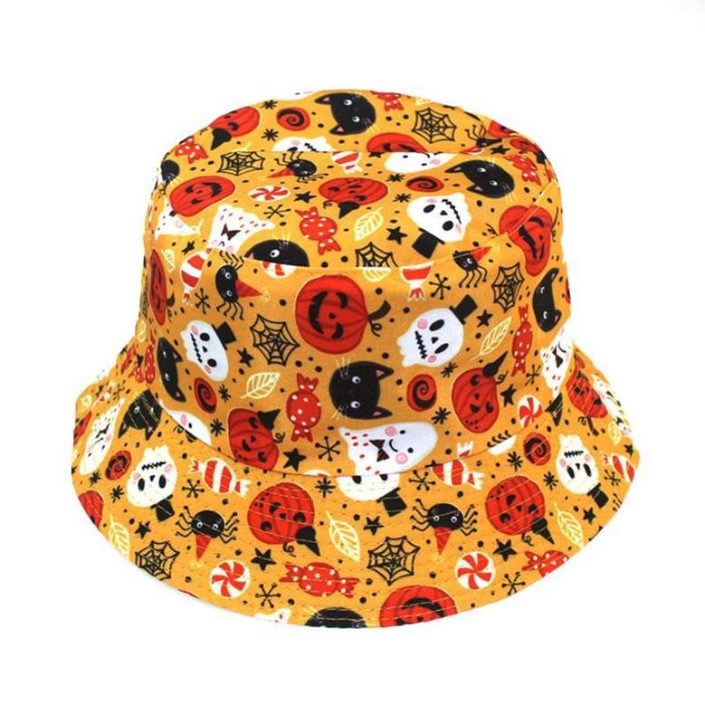 Fun Hat Print Halloween Creative Fisherman Hat Gift