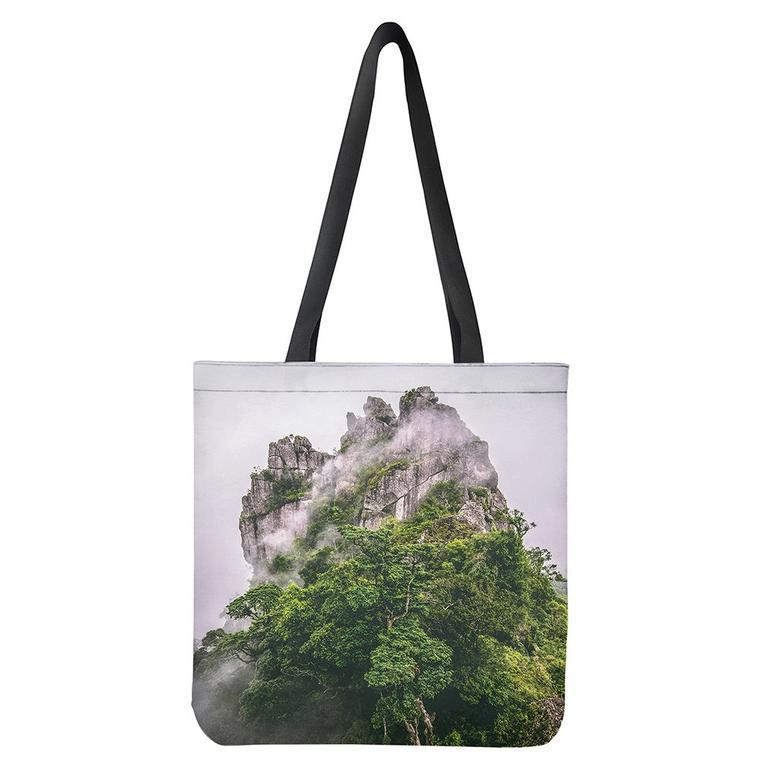 High Mountain Print Tote Bag