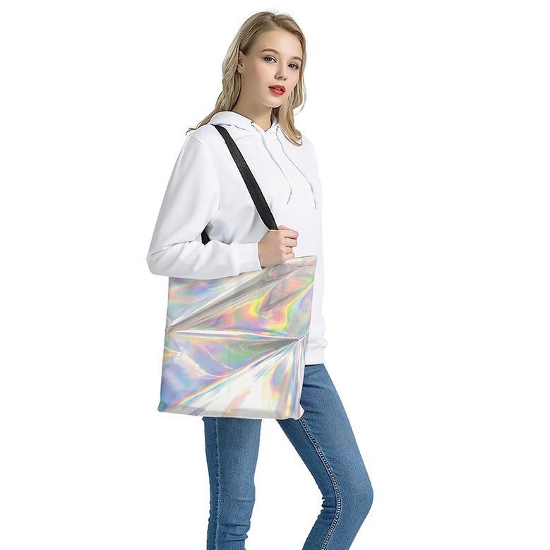 Holographic Art Print Tote Bag