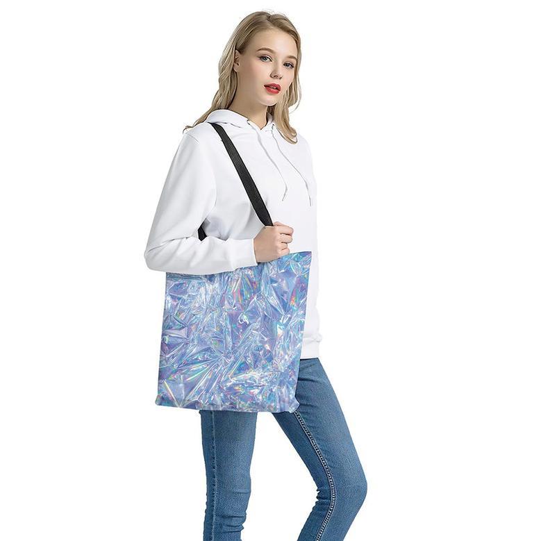 Holographic Artwork Print Tote Bag