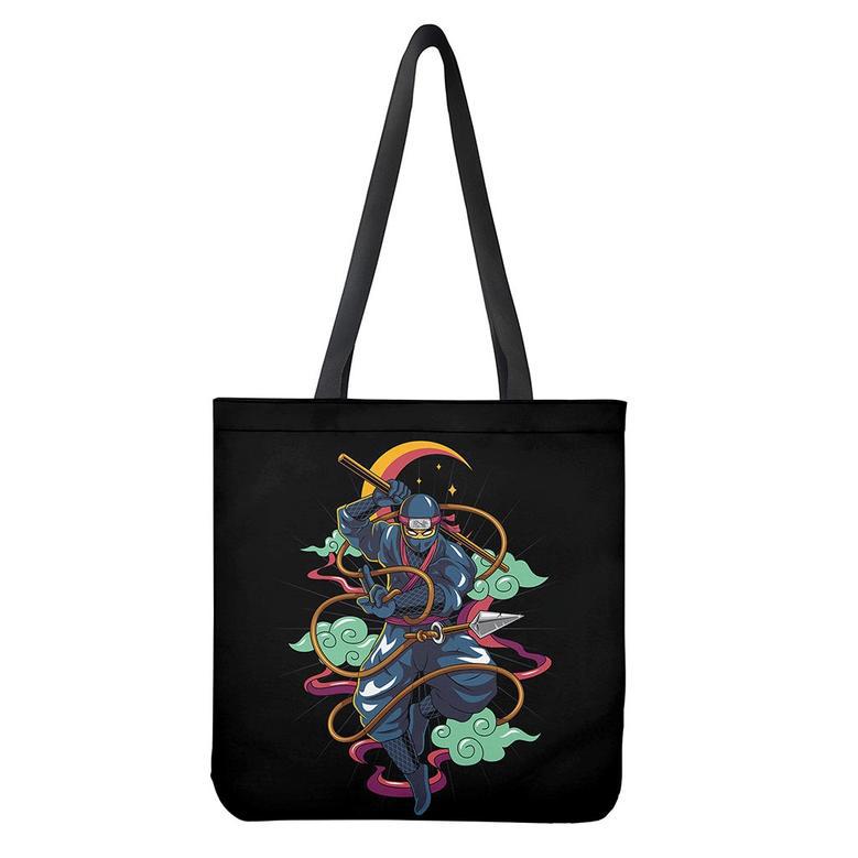 Ninja Warrior Print Tote Bag