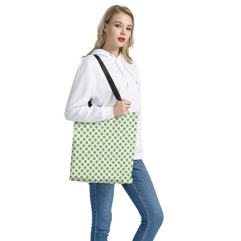 Shamrock Saint Patrick's Day Print Tote Bag