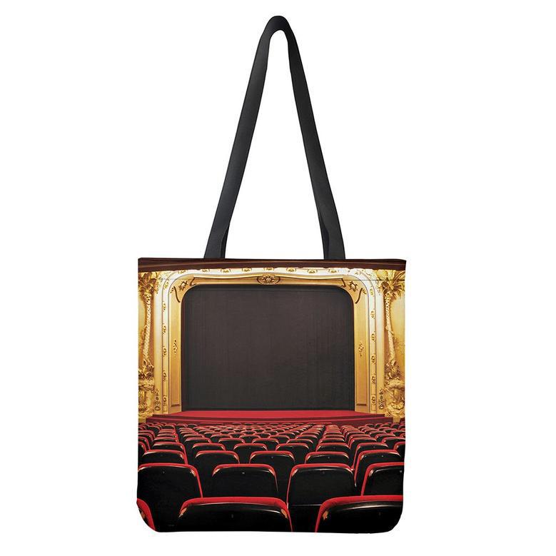 Theatre Stage Print Tote Bag