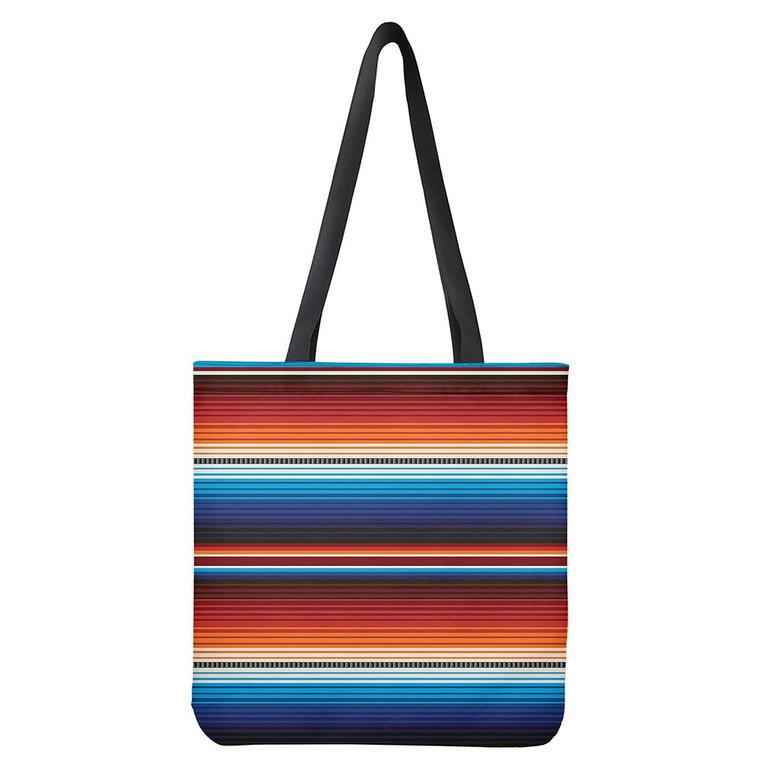 Tribal Mexican Blanket Pattern Print Tote Bag