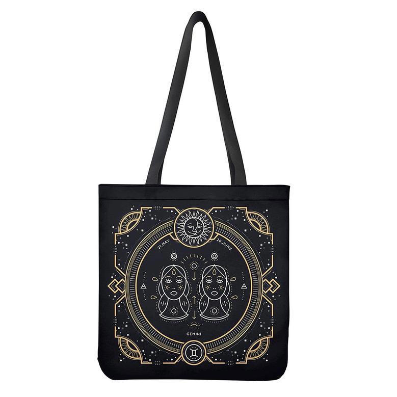 Vintage Gemini Zodiac Sign Print Tote Bag