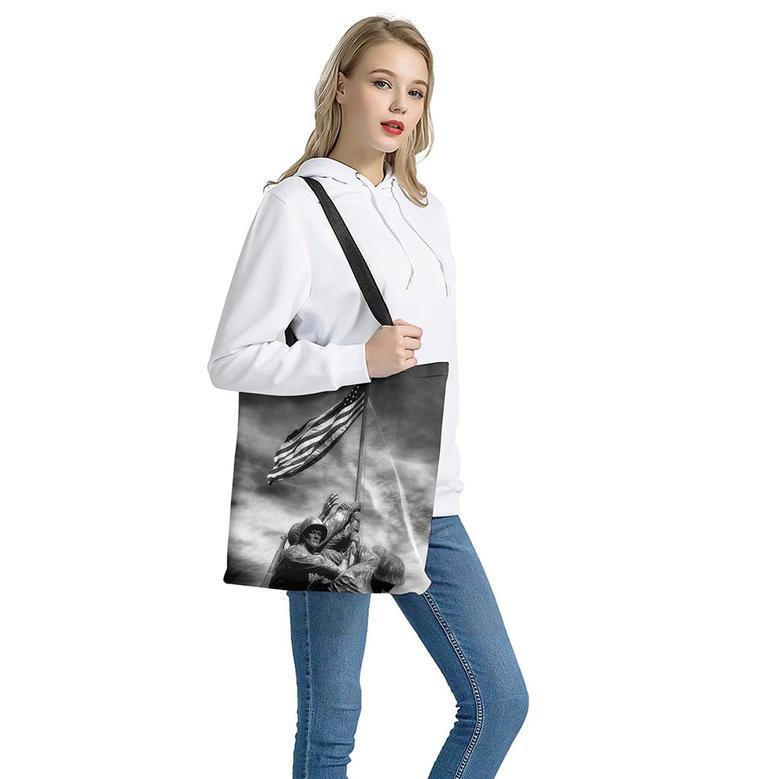 American War Memorial Print Tote Bag