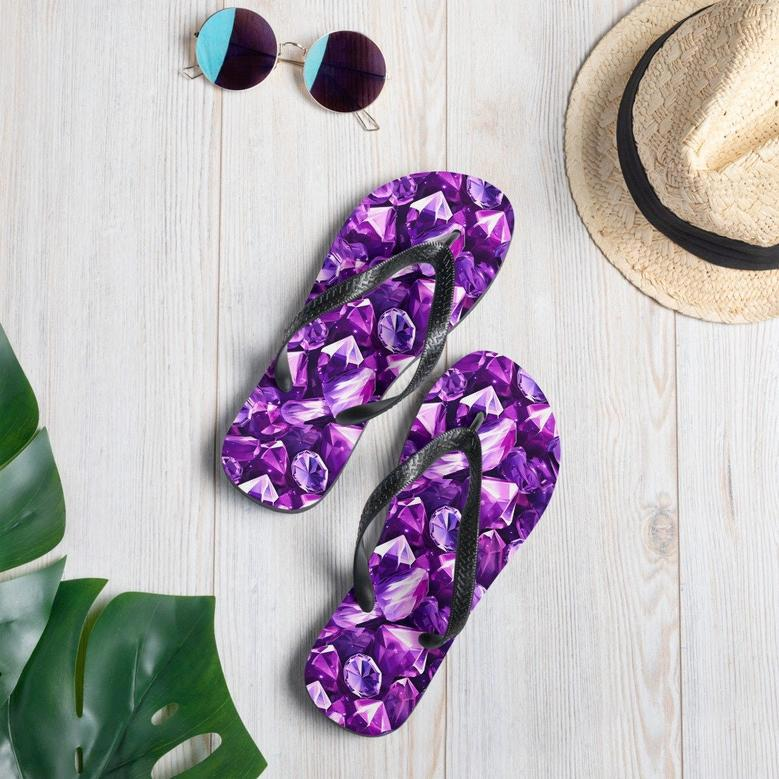 Amethyst Summer Flip Flops