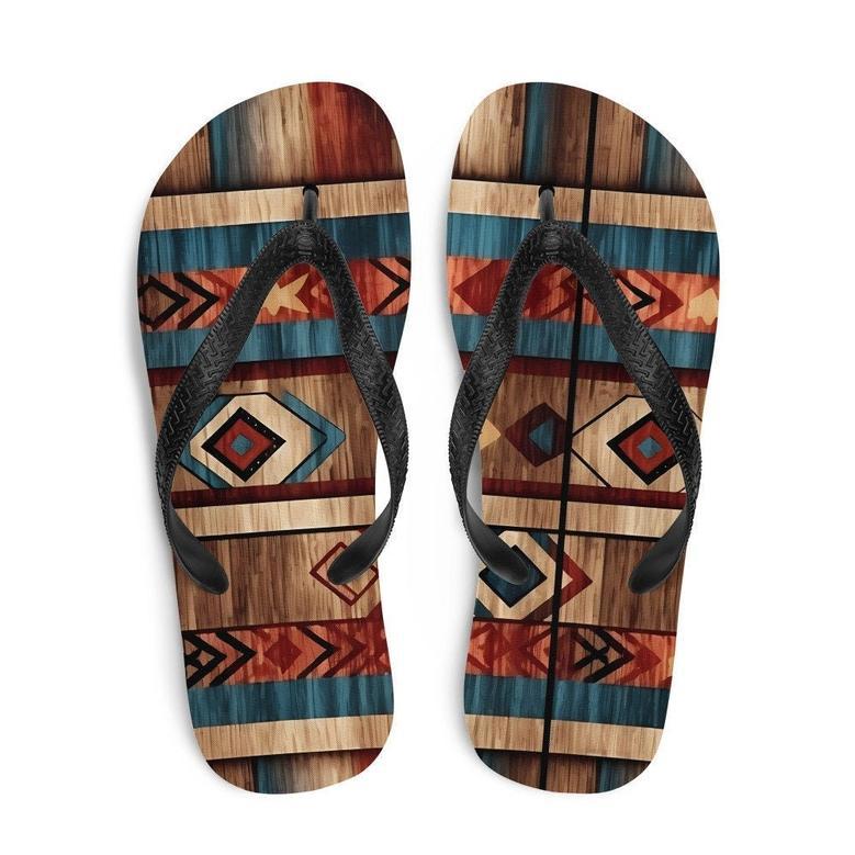 Aztec Western Flip-Flops